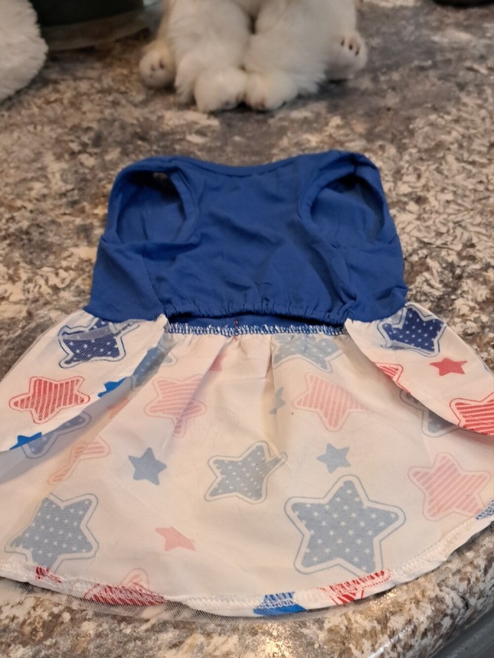 Happy 4th of July Red White & Blue Star Dress - Picture 4 of 5